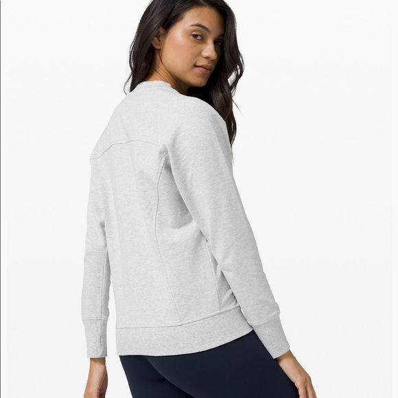 Lululemon Scuba Crew Heathered Core Ultra Light - Picture 3 of 3